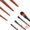 Champagne 10PCS FSC Cosmetic Makeup Brush Set Wooden Handle