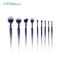 Plastic Handle 9PCS Synthetic Makeup Brushes Eyeshadow Private Label