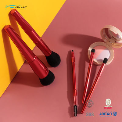 5PCS Metal El Düğme Kozmetik Fırça Seti