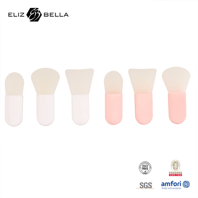7pcs Makyaj Araçları Silikon Başlık Powder Blush Foundation OEM / ODM