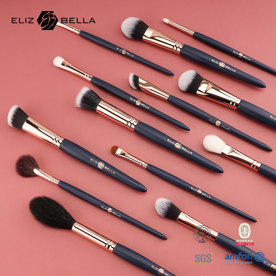 Toptan 24 pcs Ahşap El Makyaj Fırça Set Kendi Marka Kozmetik Fırça Set