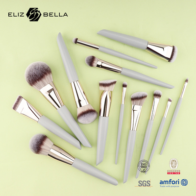Mini Seyahat Makyaj Fırça Setü 5PCS Vegan & Acımasız Göz ve Yüz Kozmetik Fırçaları