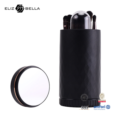 Mini On-the-Go Makyaj Fırçası Kit Çanta veya Cüzdan için Kompakt Set Hipoalerjenik ve Seyahat Dostu