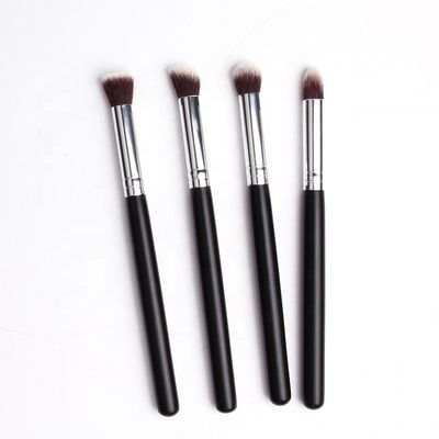 Sentetik Saç Seyahat Makyaj Fırça Seti Kompakt ve Taşınabilir, Hareket Halindeyken Rötuşlar İçin