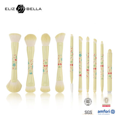 Metal Saplı Seyahat Makyaj Fırça Seti Mükemmel Makyaj İçin Seyahat Esas