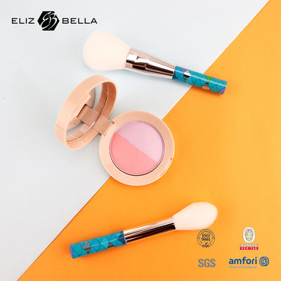 Daha Kabarık ve Hijyenik Seyahat Makyaj Fırça Seti Hareket Halinde Rötuşlar İçin İdeal Sentetik Kıl Siyah/Özelleştirilmiş Renkler