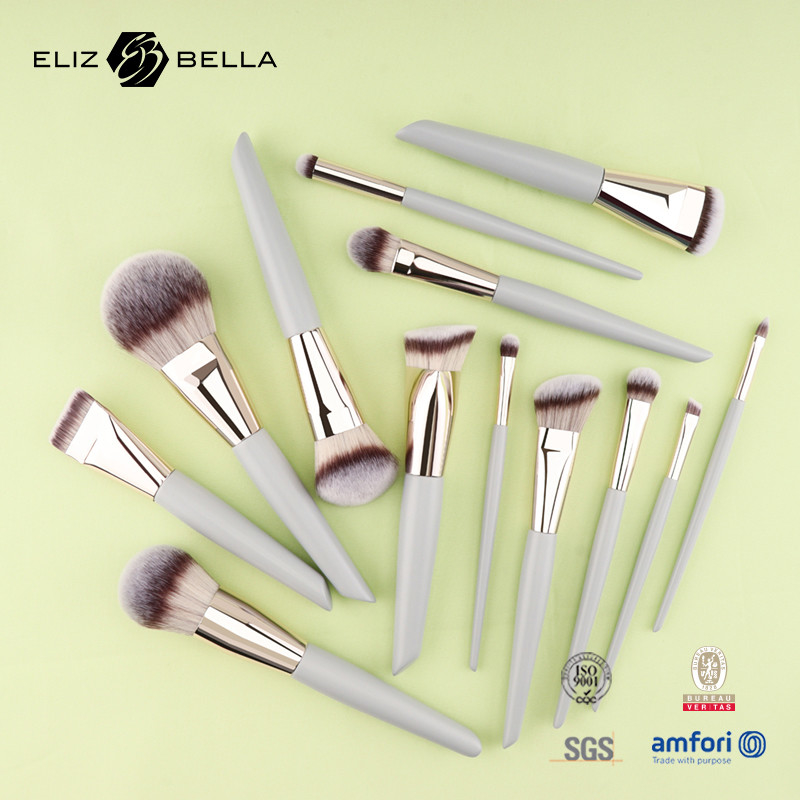 Mini Seyahat Makyaj Fırça Setü 5PCS Vegan & Acımasız Göz ve Yüz Kozmetik Fırçaları